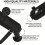 Ankle Straps for Cable Machines Padded Double DRing Cuff for Glute Kickbacks Leg Workouts Black 2