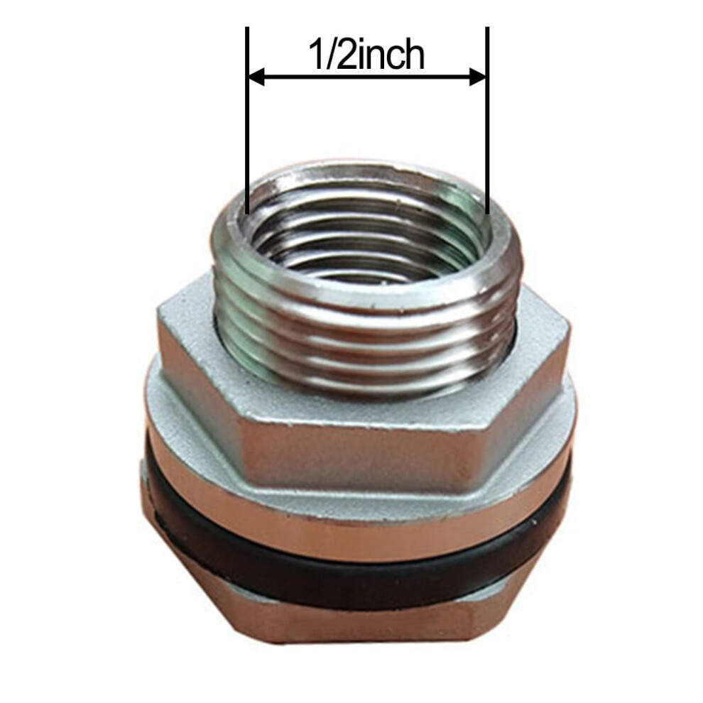Homebrew Beer Stainless Steel 304 Weldless Bulkhead Tank Fittings 1/2 3/4 Kits 9389440699199