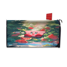 Kirby Personalized mailbox cover both sides customized, post box packaging garden courtyard outdoor mailbox decoration-25.5Inch*21Inch