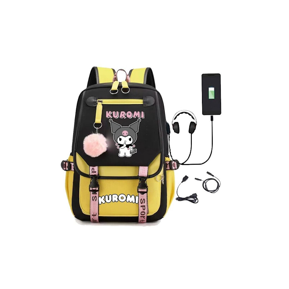 Kuromi Backpack for Children - Backpacks - Backpack (1 pc) yellow