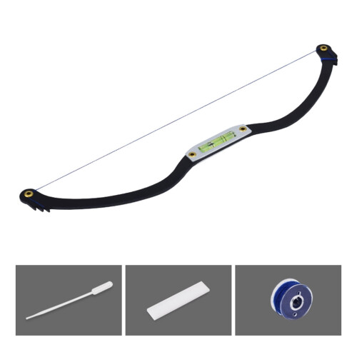 JUNTEX Microblading Mapping Ruler Built In Level Eyebrow Ruler String Tattoo Supplies