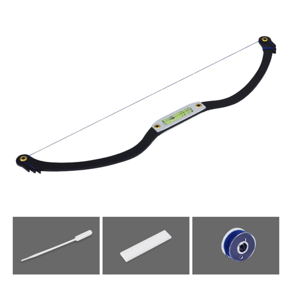 JUNTEX Microblading Mapping Ruler Built In Level Eyebrow Ruler String Tattoo Supplies