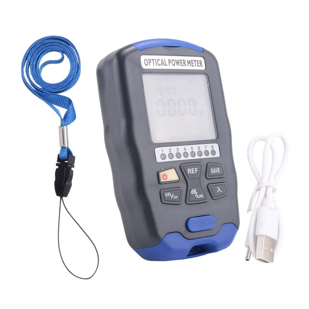 Optical Fiber Power Meter,10Km 10 Wavelengths Universal Optical Multimeter With For Maintenance( Dc70(-70-+10Dbm)) 9389440702783