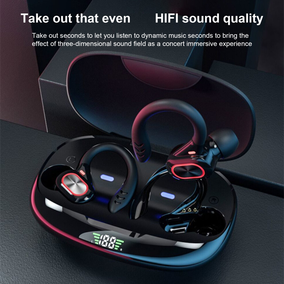 Susuchens Wireless Headphones, Compatible With 5.0, Noise Reduction, Low Latency, Charging Case, Ergonomic Sport Buds 9389440703162