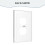 Jaguars Switching Lights Single Leather Roman Frame Switch Panel Wall Panel Single Double/Pull Light Switch 4