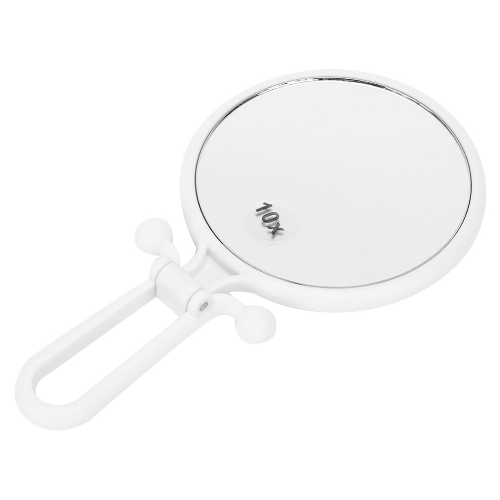 Makeup Mirror,Double Sided Makeup Mirror 10x Magnifying Foldable Handheld Cosmetic Mirror For Home Travel,10x Magnifying Makeup Mirror