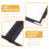 GB Menu Holders 2Pcs 3Pg 6View Transparent for Restaurant Bar Cafe 6