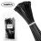 Nylon Cable Ties Zip Tie 8 inch Black Self-Locking Wire 100 Pack 1
