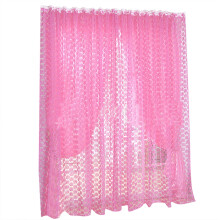 Ynlkorvg Pink Modern Pleated Sheer Curtains, 100 cm x 200 cm