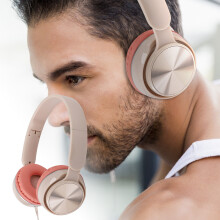 Txmfgh Headset with Microphone - Wired for Mobile & Computer, Hi-Fi Sound, Noise Reduction, Ideal for Home & Travel
