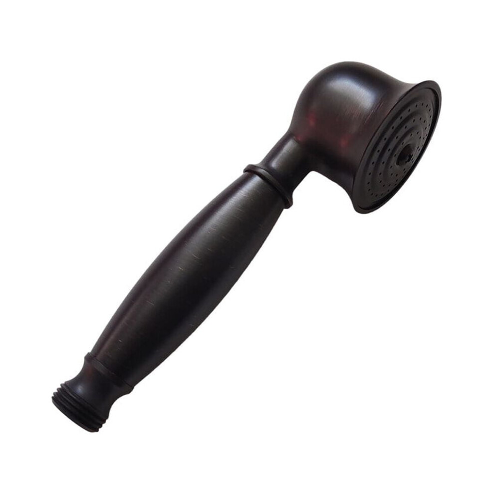 Retro Bathroom Handheld Shower Head Portable Faucet Sprayer High Pressure Wear-Resistant Hand Showers Bracket Holder Black Bronze 9389440398825