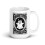 Funny Mexican Ghost Meme White Glossy Mug, Ghosting Pendejos (15 oz) 1