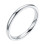 Dengmore Silver Titanium 2mm Wedding Band Thumb/Toe Ring, Size 5 1
