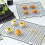 Sold 2Pcs Cookies Cooling Rack Baking Cake Cooler Bread Cake Drying Rack (Silver) 4
