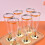 6 pcs/set 150ml disposable red wine glass plastic cup Rose Gold 5