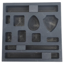 Eease 11-Hole Graphite Ingot Mold for Metal Refining and Melting