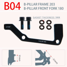 Aluminum Alloy Disc Brake caliper adapter for Mountain Bike PM/IS 180 203mm B04-F203R180
