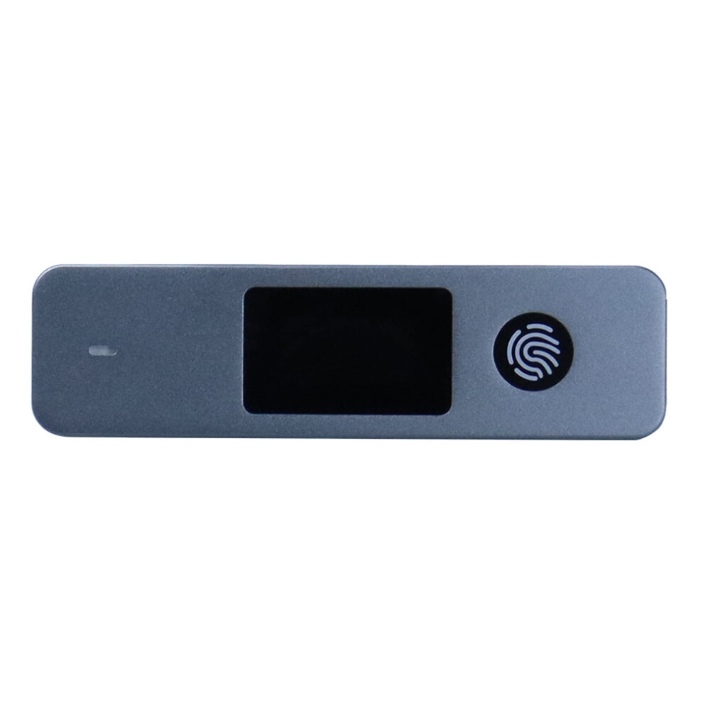 Jixopn Ssd Enclosure M-Key B +M Key Visual Fingerprint Encrypted For 2230/2242/2280 Ssd 9389440798649