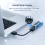 4XUSB3.0 Splitter HUB Laptop Desktop Computer Hub Multi-Port USB Docking Station Adapter Splitter,Rectangular Model 4