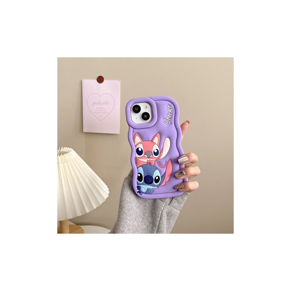 Stitch Silicone Case - For Compatible With Iphone Compatible With Iphone 11 Purple 9389440799769