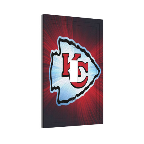 KC Chiefss Switching Lights Single Leather Roman Frame Switch Panel Wall Panel Single Double/Pull Light Switch 1