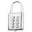 8-Digit Combination Padlock, Zinc Alloy Smart Password Lock for Suitcase, Secure and Customizable 5