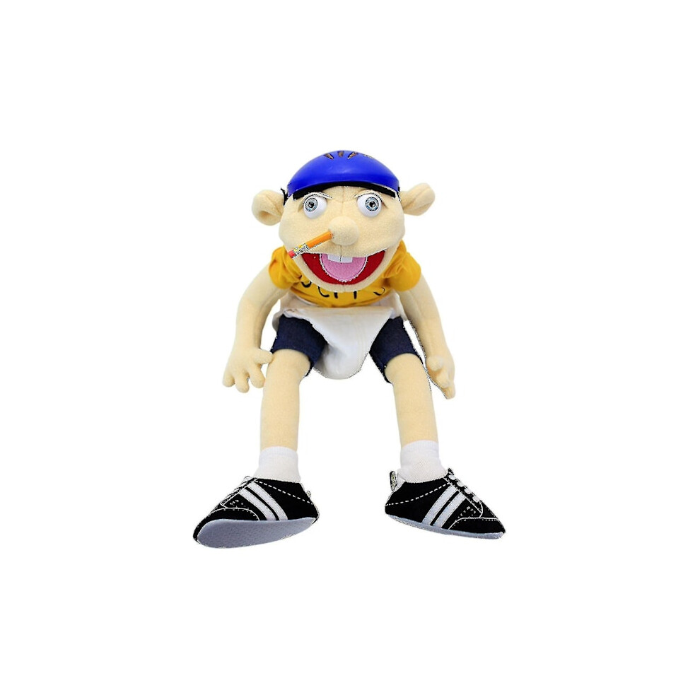 Jeffy Plush Doll 60cm Jeffy Hat Hand Puppet Game Stuffed Doll Gift Action Figure