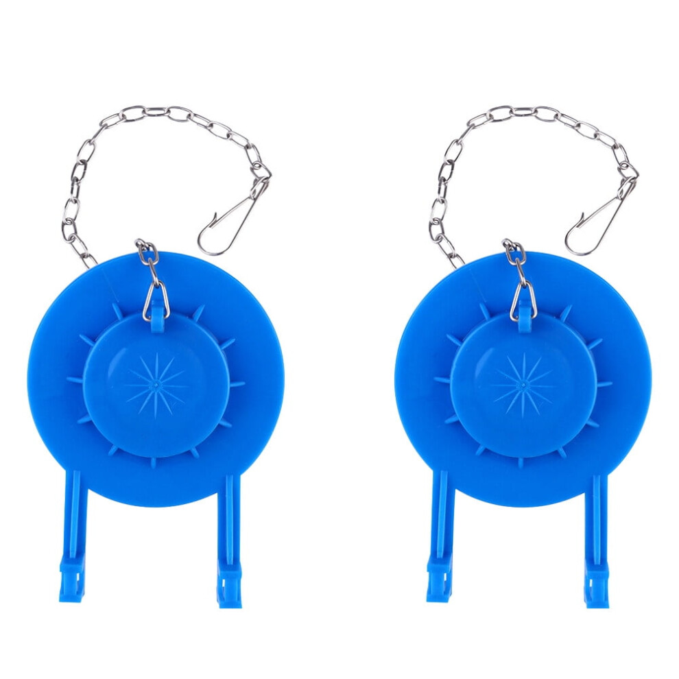 2 Pcs Toilet Seat Pvc Bowl Flapper Leaking Tank Old Fashioned Accessories Plumbing 9389440575950