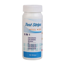 50 Count Pool Test Strips, Pool and Spa Test Strips for Hot Tub Swimming Pool Chemical Testing Kit