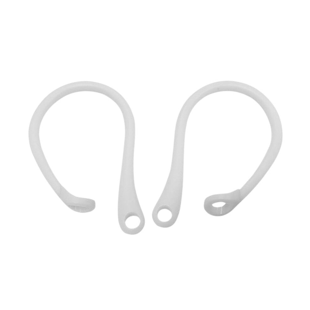 Husxh Ear Hooks Ergonomic Earphone Protector Holder Lightweight Outdoor Cycling Headset Accessories For Compatible With Airpods Pro3 White/Red/Purple 9389440660489