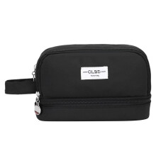 Ozmmyan Large Capacity Double Layer Pencil Case, Multifunctional Stationery Bag For Girl, Boy, Man, Woman Black Great Office & Stationary Deals