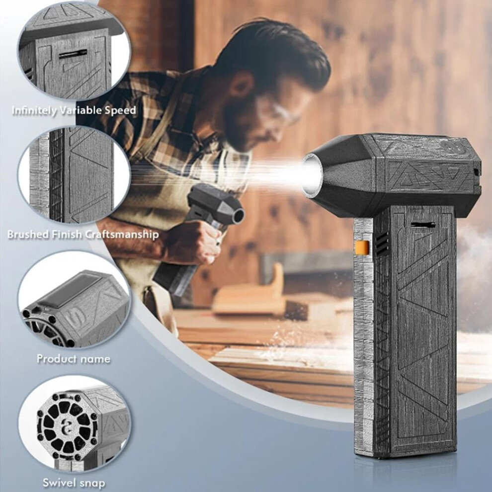 Ghyjpajk Jet Dry Blower 130000 Rpm, Cordless Mini Fan For Car Cleaning, Compatible With Car Dryer Tools 9389440660809