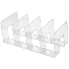 Bookends Folder Holder for Desk Office File Sorting Plastic Bookshelf