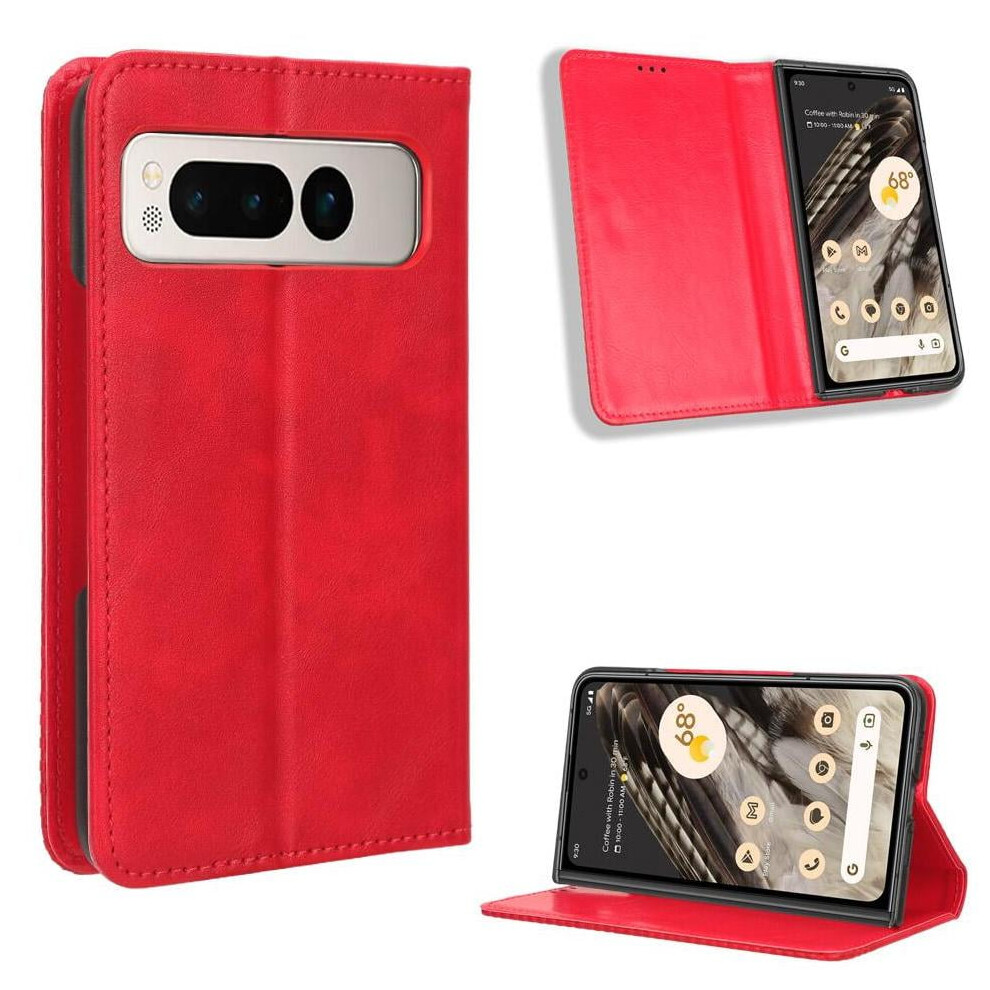 Case For Google Pixel Fold Magnetic Closure Pu Leather Wallet 9389440662155