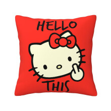 Hello Kitty Throw Pillow Case Shell for Couch Sofa Bedding Home Pillowcase Pillow Covers Decoration-1212 inch-Style 4