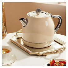 Electric Kettle with Auto Shut Off, Fast Boil, 360 Degree Rotating Base, Creamy White Finish