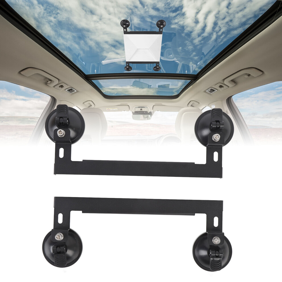 Iron Satelite Antenna Suction Cup Mount Kit For Car Sunroof Roof Black 9371382790621