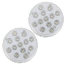 Remote Control Diving Light 2 Sets Pool Lamp Underwater Adornment Decor Electronic Component Plastic White
