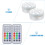 Remote Control Diving Light 2 Sets Pool Lamp Underwater Adornment Decor Electronic Component Plastic White 5