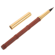 Fountain Pens Lettering Pen Calligraphy Brush Pens Water Coloring Pen Fountain Pen Brush Filling Wood Wolf Hair Student