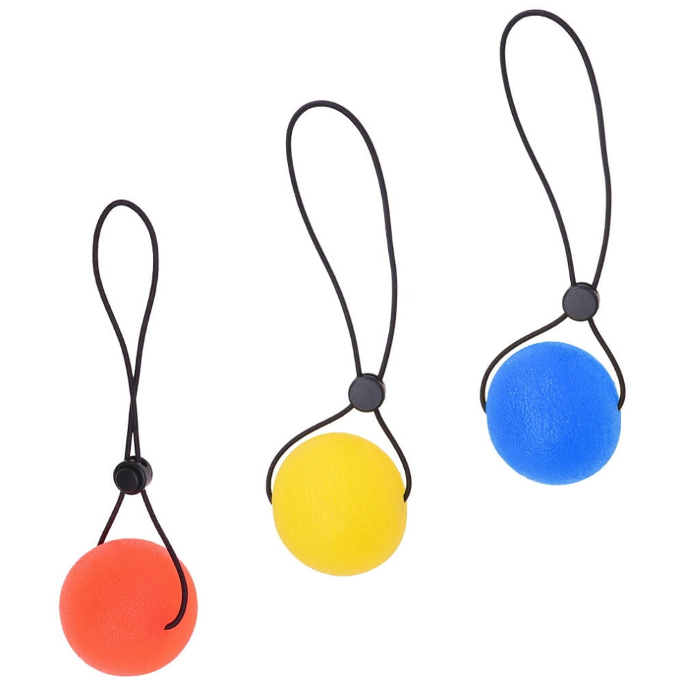 3pcs Hand Therapy Stress Balls Squeeze Exercise Balls Hand Grip Strength Trainer