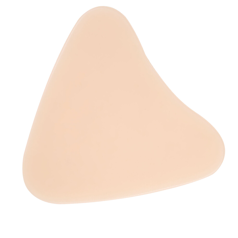 Flesh Triangle Silicone Chest Pad Anti Aging Breast Lift Enhancer 3.9x2.2 in