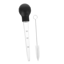 Silicone Turkey Baster with Graduated Cylinder for Mess Juicy Meat Marinade and Gravy
