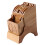 Bamboo Kitchen Knife Block with Open Ventilation Design and Smooth Burr Finish 1