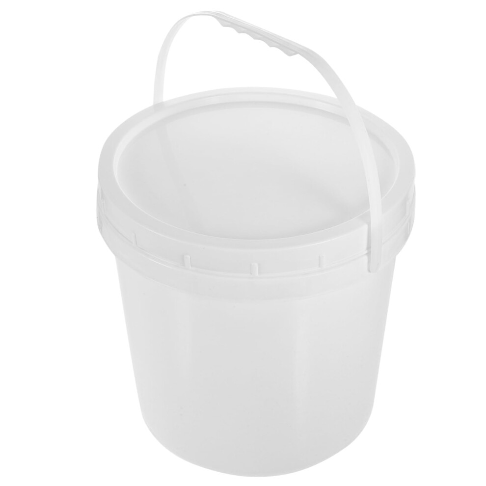 Paint Storage Bucket With Airtight Spillproof Lid, Durable Handheld Mixing Container For Crafts 9070919140082