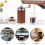Manual Coffee Grinder with Adjustable Settings Rustless Compact Design for Home and Travel 5