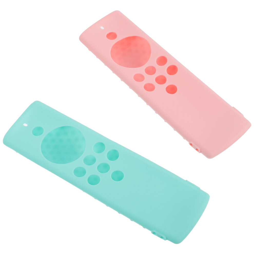 2Pcs Silicone Remote-Control Unit Cover Compatible For Fire Tv Stick 9389440703988