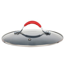 NutriChef Dutch Oven Pot Lid - See-Through Tempered Glass Lids Works W/ NutriChef Model: NCCW11RDD