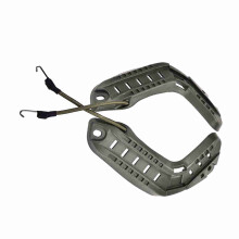 Green Side Rails for Fast Helmets with Lanyard Mounting Screws Kit