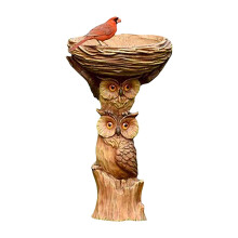 Yard Statues Outdoor And Garden Resin Birdbath Polyresin Antique Garden Bird Bath For Home Garden Yard